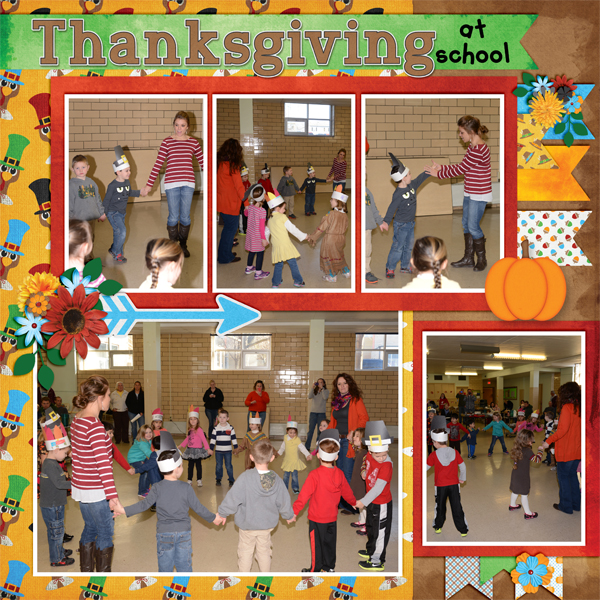 Thanksgiving at School Right