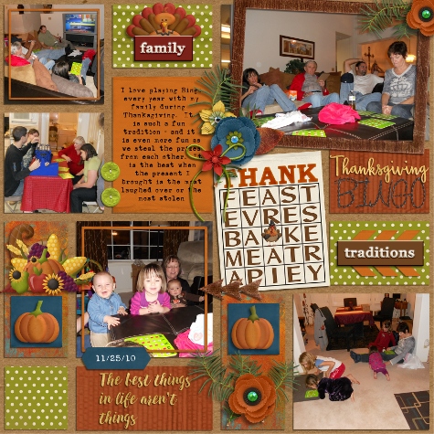 Thanksgiving Bingo