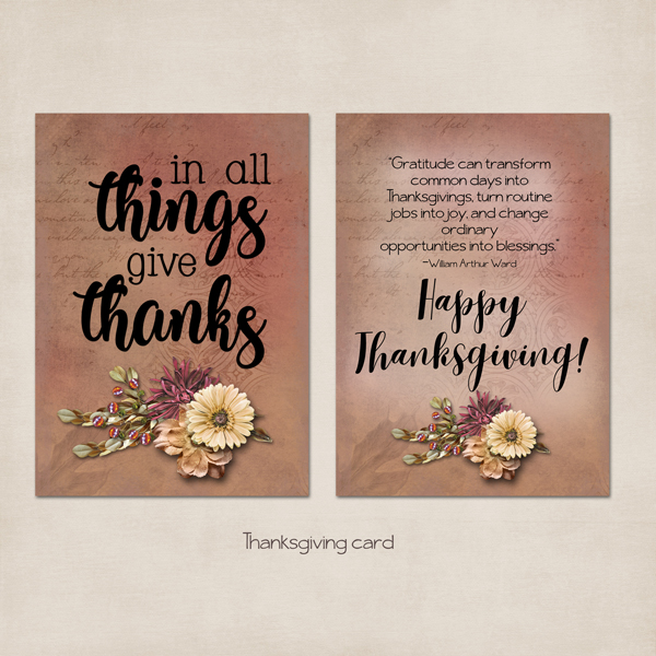Thanksgiving card