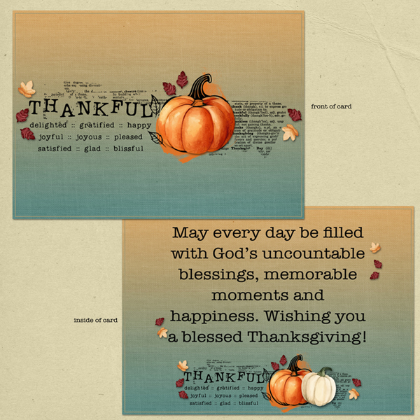 Thanksgiving card