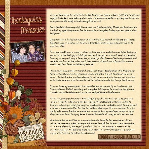 Thanksgiving Memories
