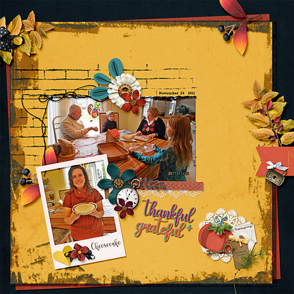 Thanksgiving of 2011 with Grandma and Grandpa