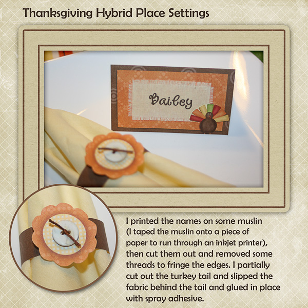 Thanksgiving Place Settings