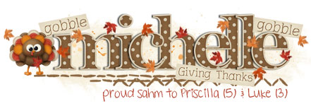 Thanksgiving Themed Name Tag