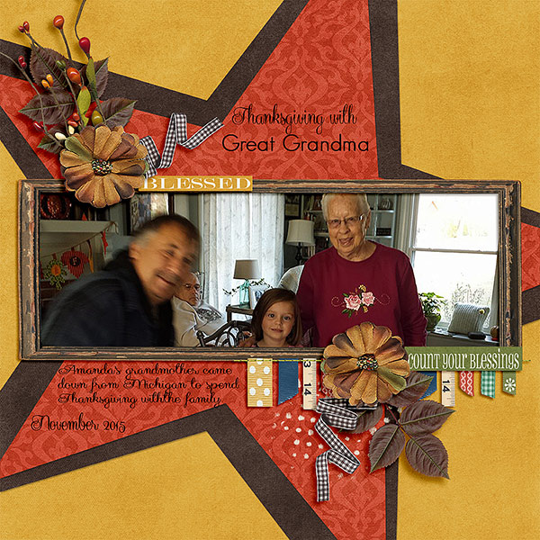 Thanksgiving with Great Grandma