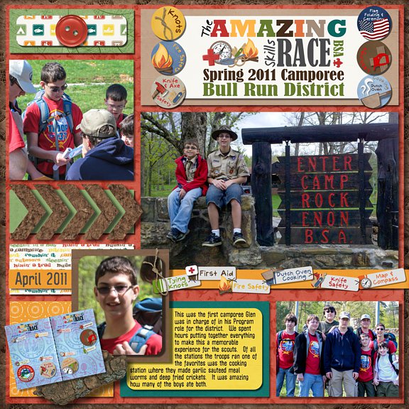 The Amazing Skills Race Spring Camporee