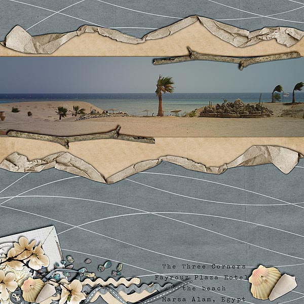 The beach