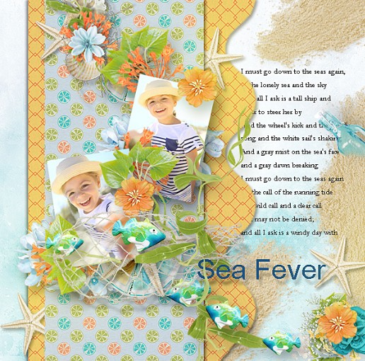 The Blue Sea by Eudora Designs