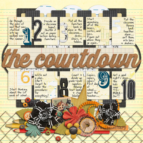 the countdown.
