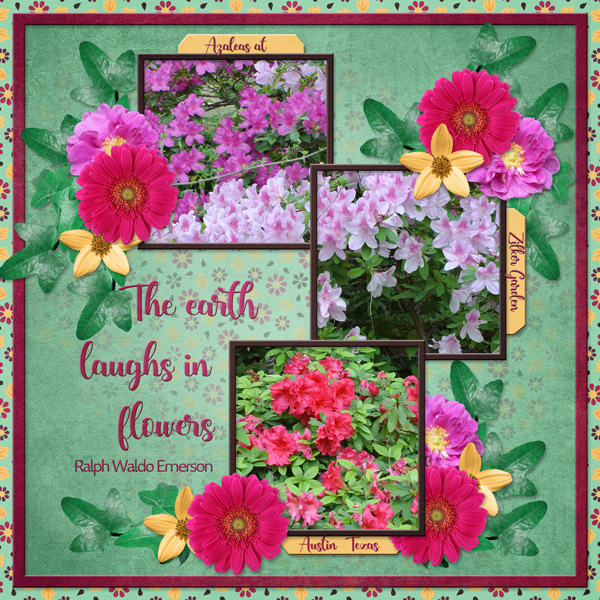 The earth laughs in flower