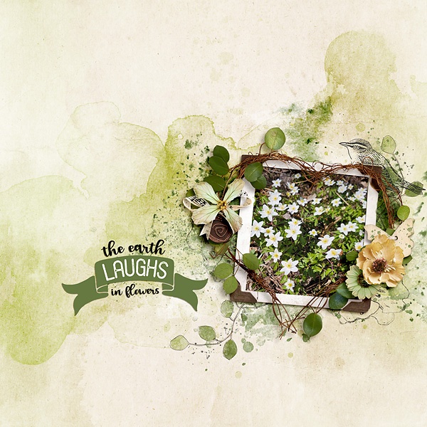 The earth laughs in flowers