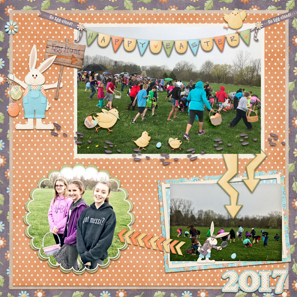 the egg hunt