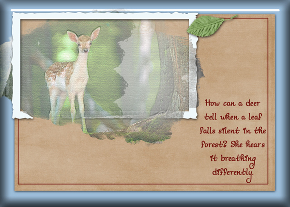 The falling leaf