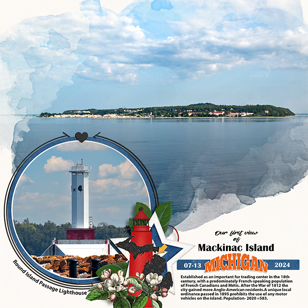 The First View- Mackinac Island