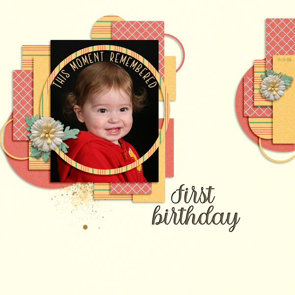 The Firsts - First Birthday