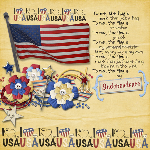The flag to me