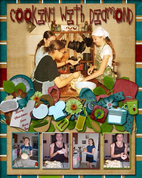 The front cover if a cook book - A Christmas present