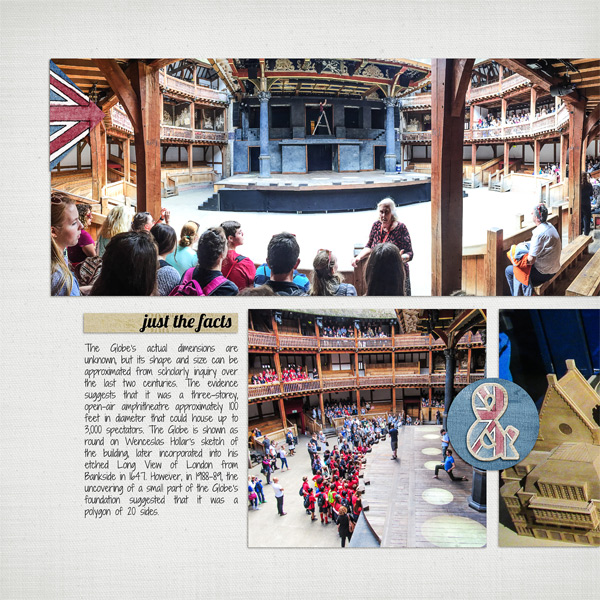The Globe Theater, left side