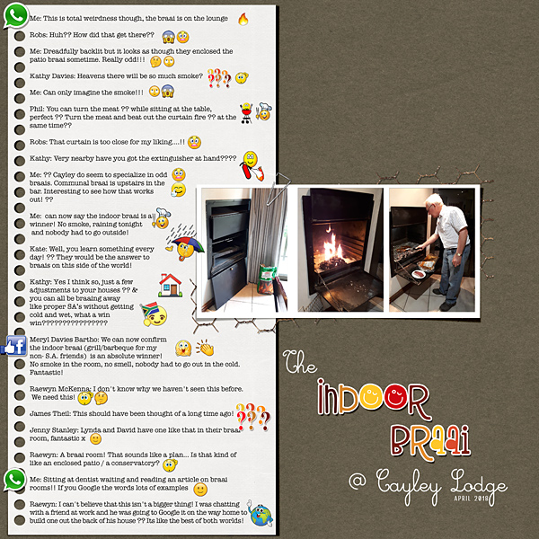 The Indoor Braai at Cayley Lodge