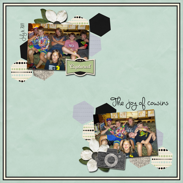 The joy of cousins - color challenge