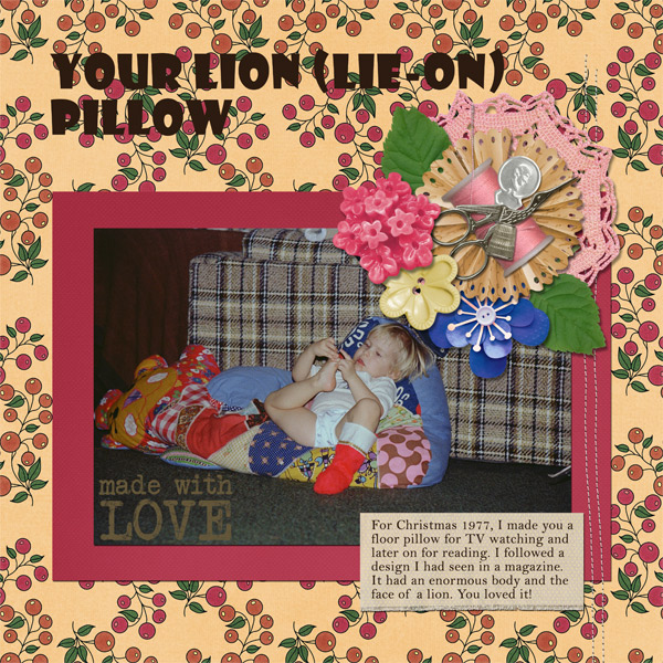 The Lion (Lie-on) Pillow