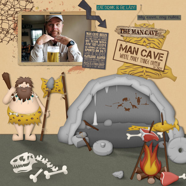 The Man Cave by Boomersgirl Designs