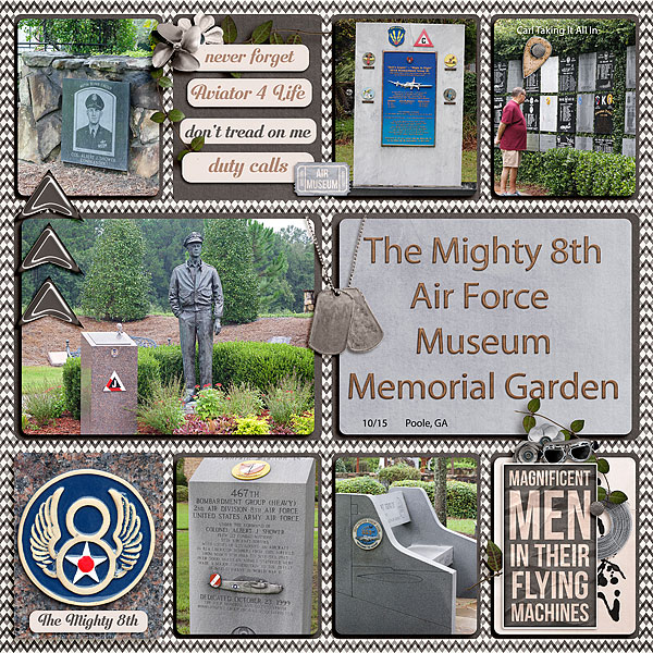 The Mighty 8th Memorial Garden
