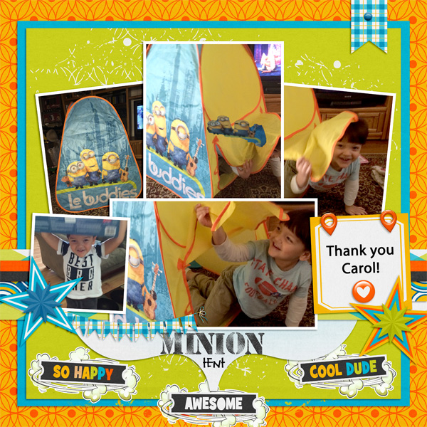 the Minions tent