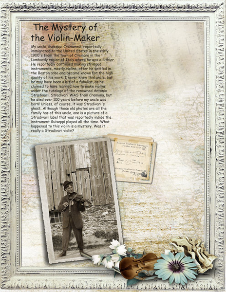 The Mystery of the Violin-Maker