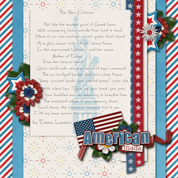 The New Colossus by Emma Lazarus