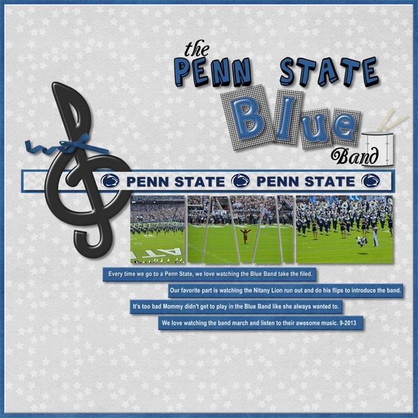 the Penn State Blue Band