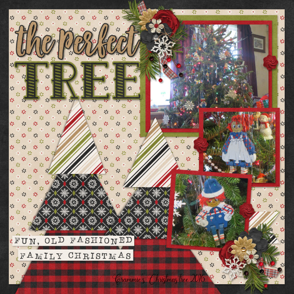 the perfect tree {Grammie's 2016 tree}