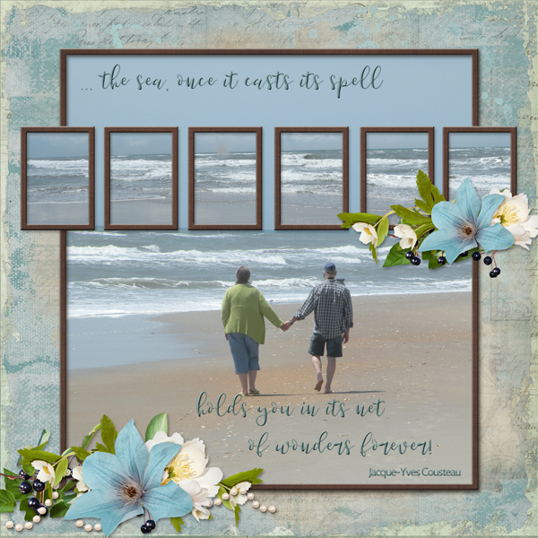 ...the sea, once it casts its spell ...