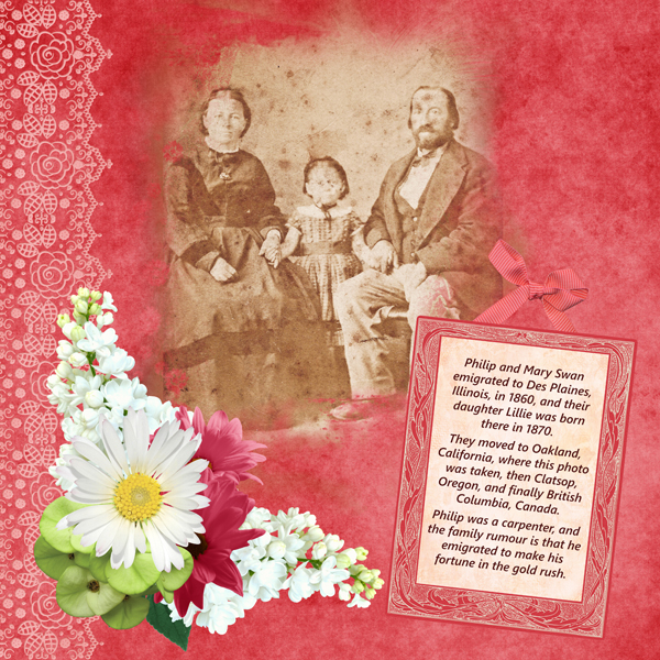 The Swan Family c.1873