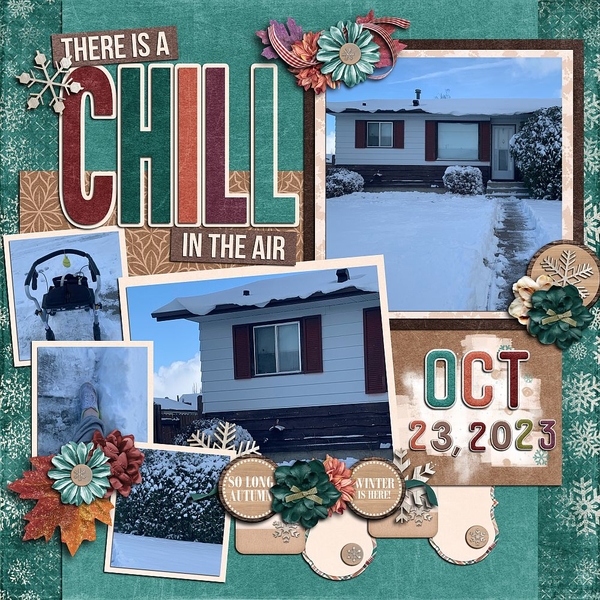 There is a chill in the air