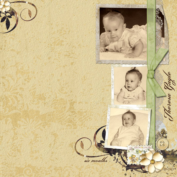 Theresa Gayle at six months