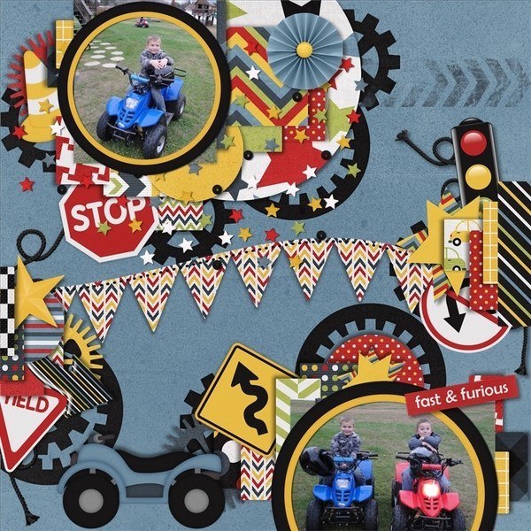 Things That Go by B2N2 Scraps and Blue Heart Scraps