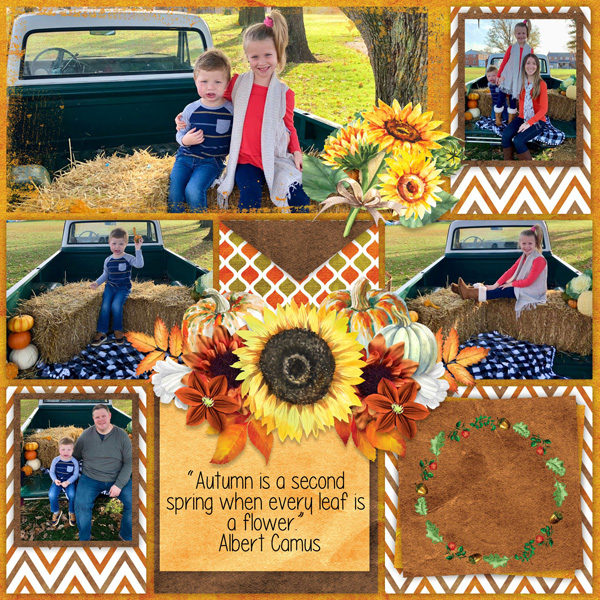 This Is November Temp #4-Miss Fish  Lets Talk Turkey-ScrapbookCrazy