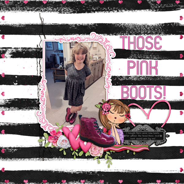 Those pink boots
