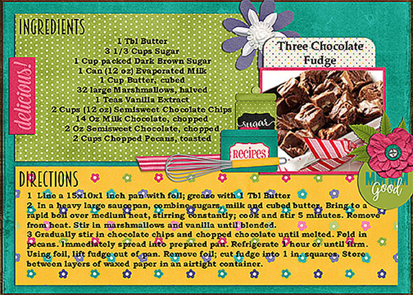 three chocolate fedge
