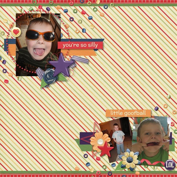 Three for Me template set by Blue Heart Scraps
