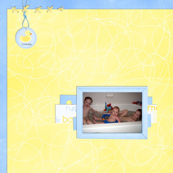 Three Girls in a Tub