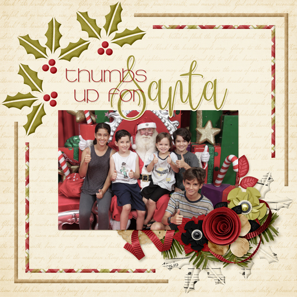 Thumbs up for Santa