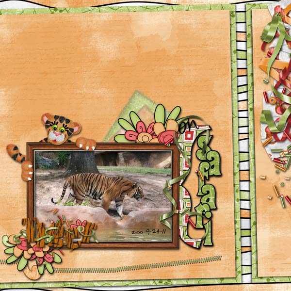 Tiger On Safari