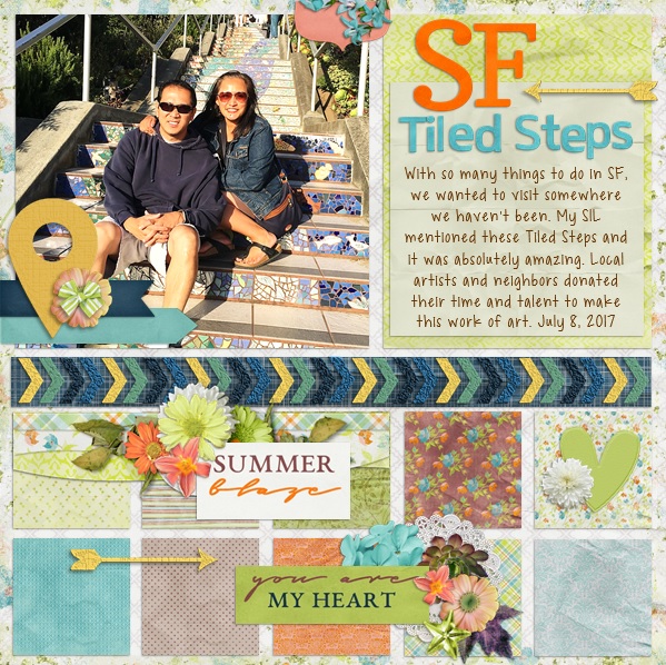 Tiled Steps