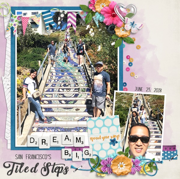 Tiled Steps