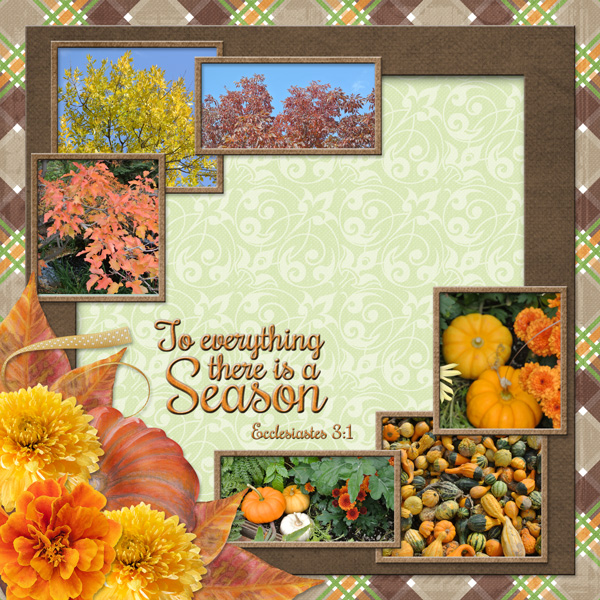 To everything there is a Season ...