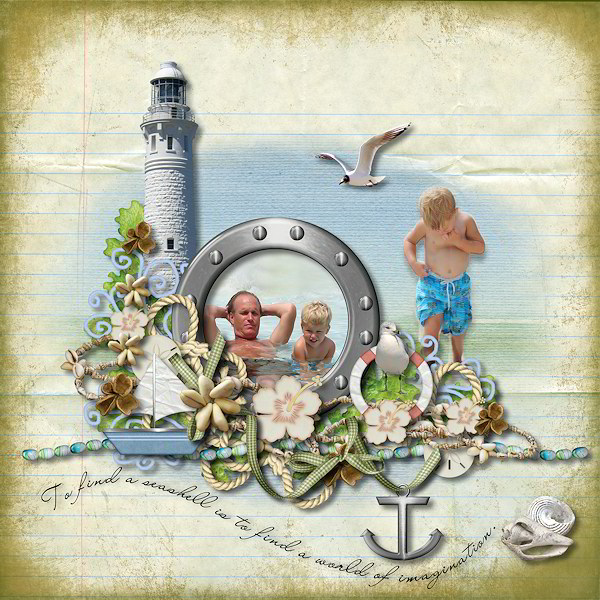 To find a sea shell
