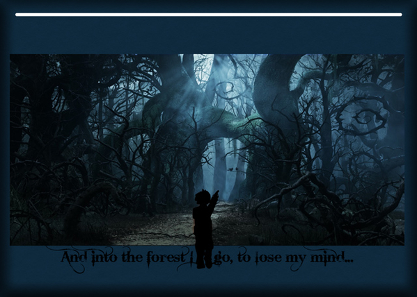 ...to lose my mind