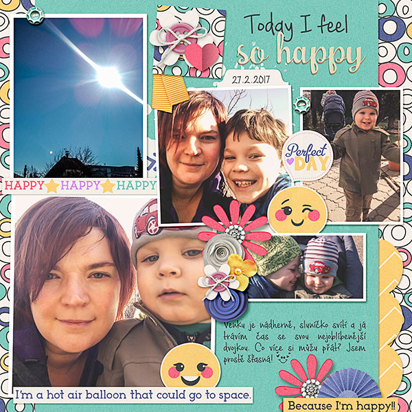 Today I am so happy!